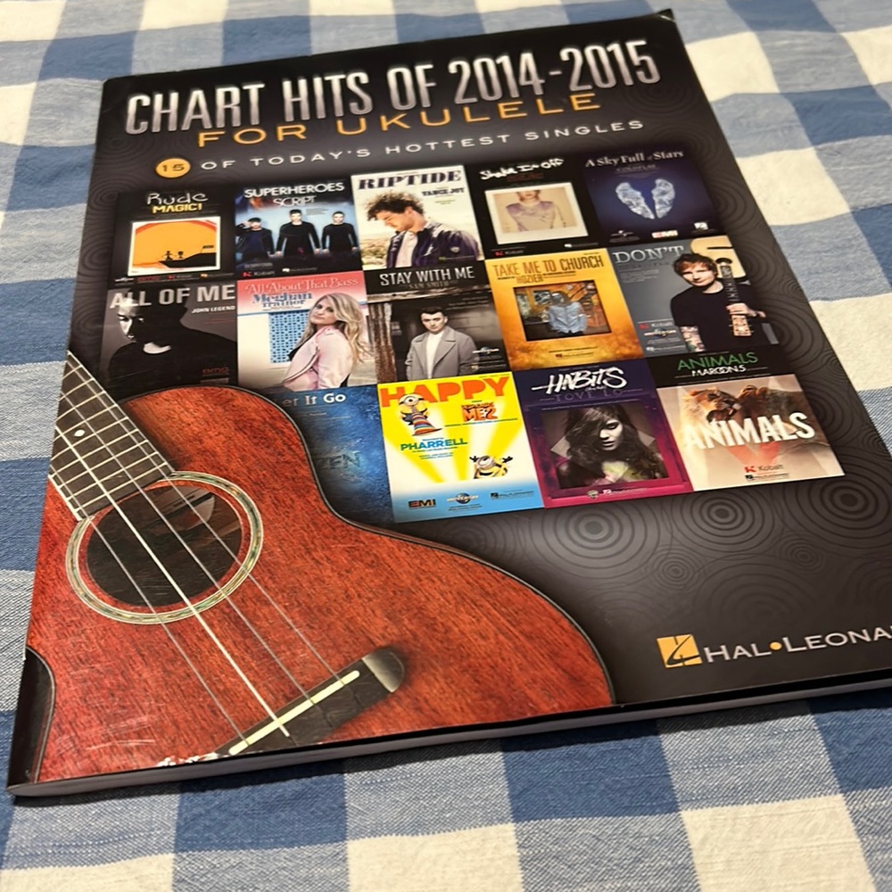 Ukulele Chart hits 2014-2015. song book